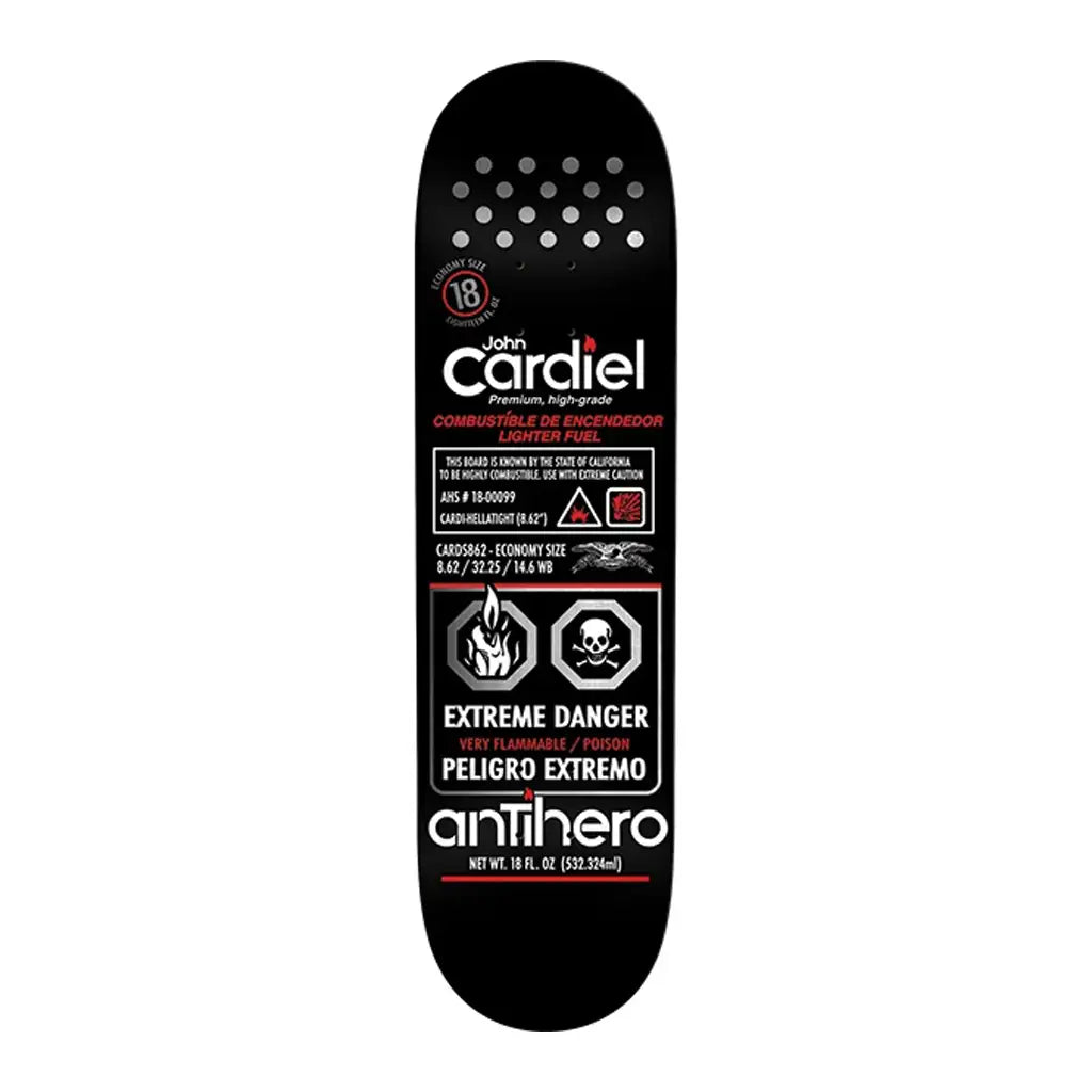 Anti Hero Cardiel Fueled Up Skateboard Deck 8.62