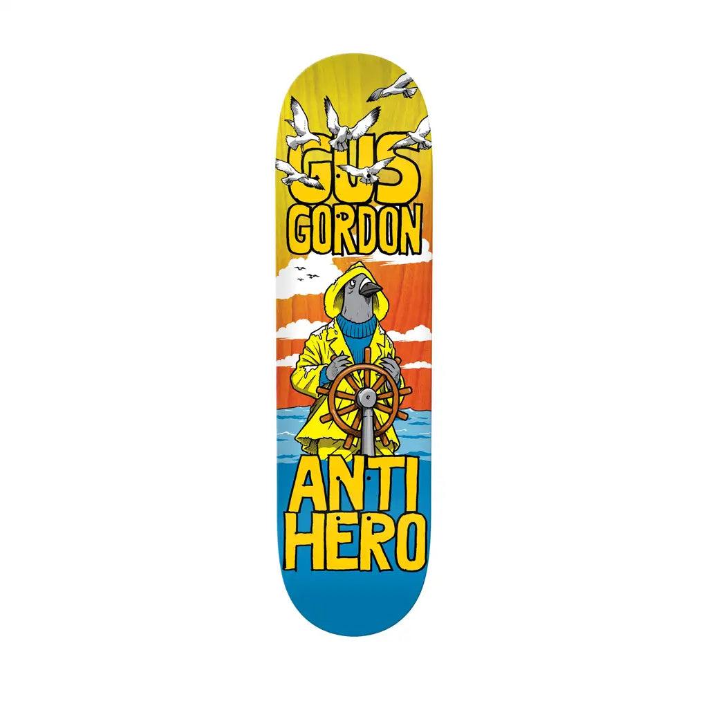 Anti Hero Gus Gordan Skateboard Deck 8.5 Full