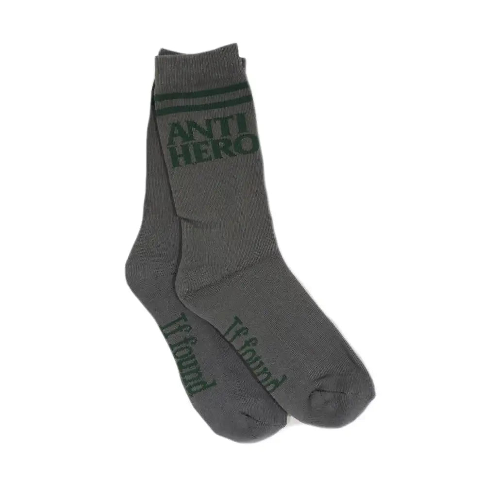 Anti-Hero If Found Sock Grey / Green