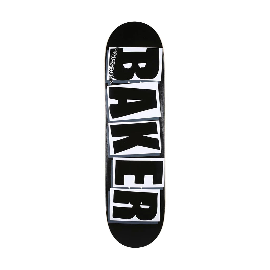 Baker Brand Logo Skateboard Deck 8.0 BLK / WHT