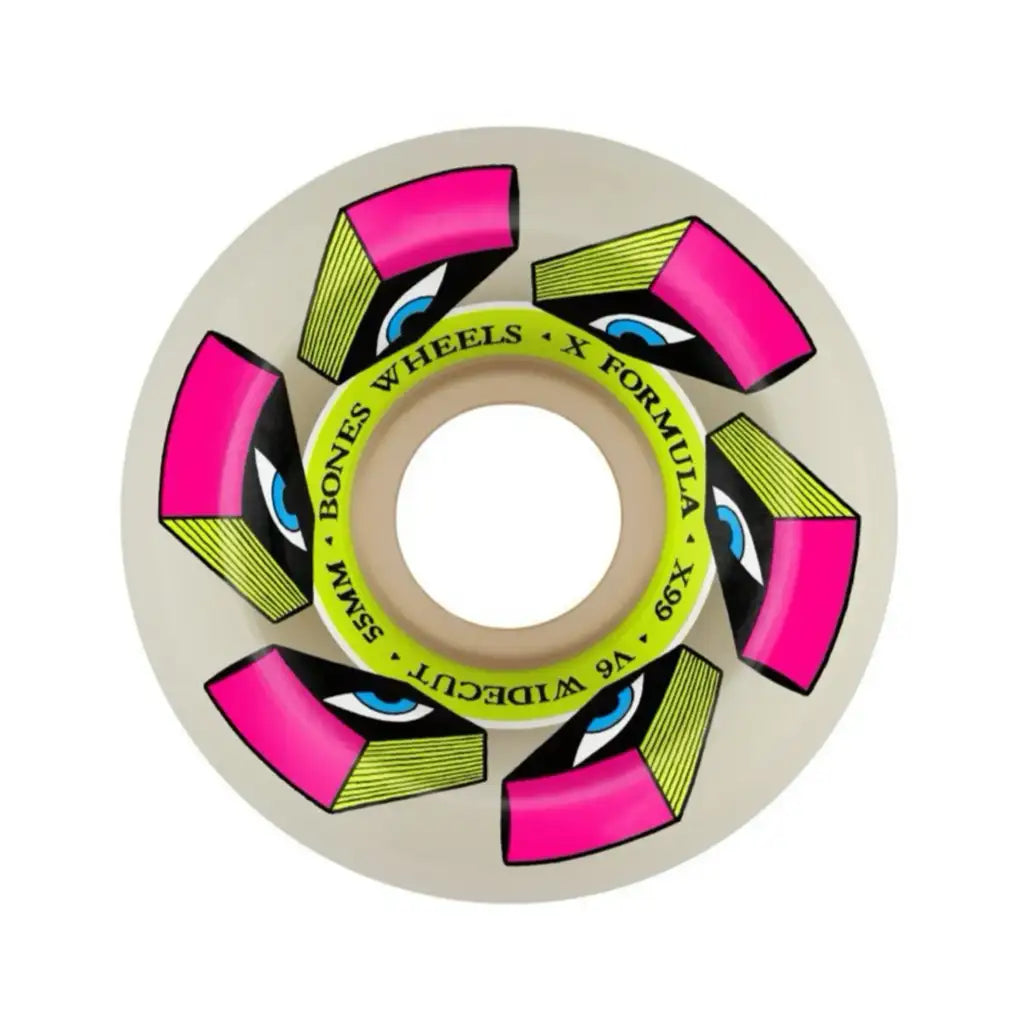 Bones Look Book V6 Wide-Cut 99a Skateboard Wheels