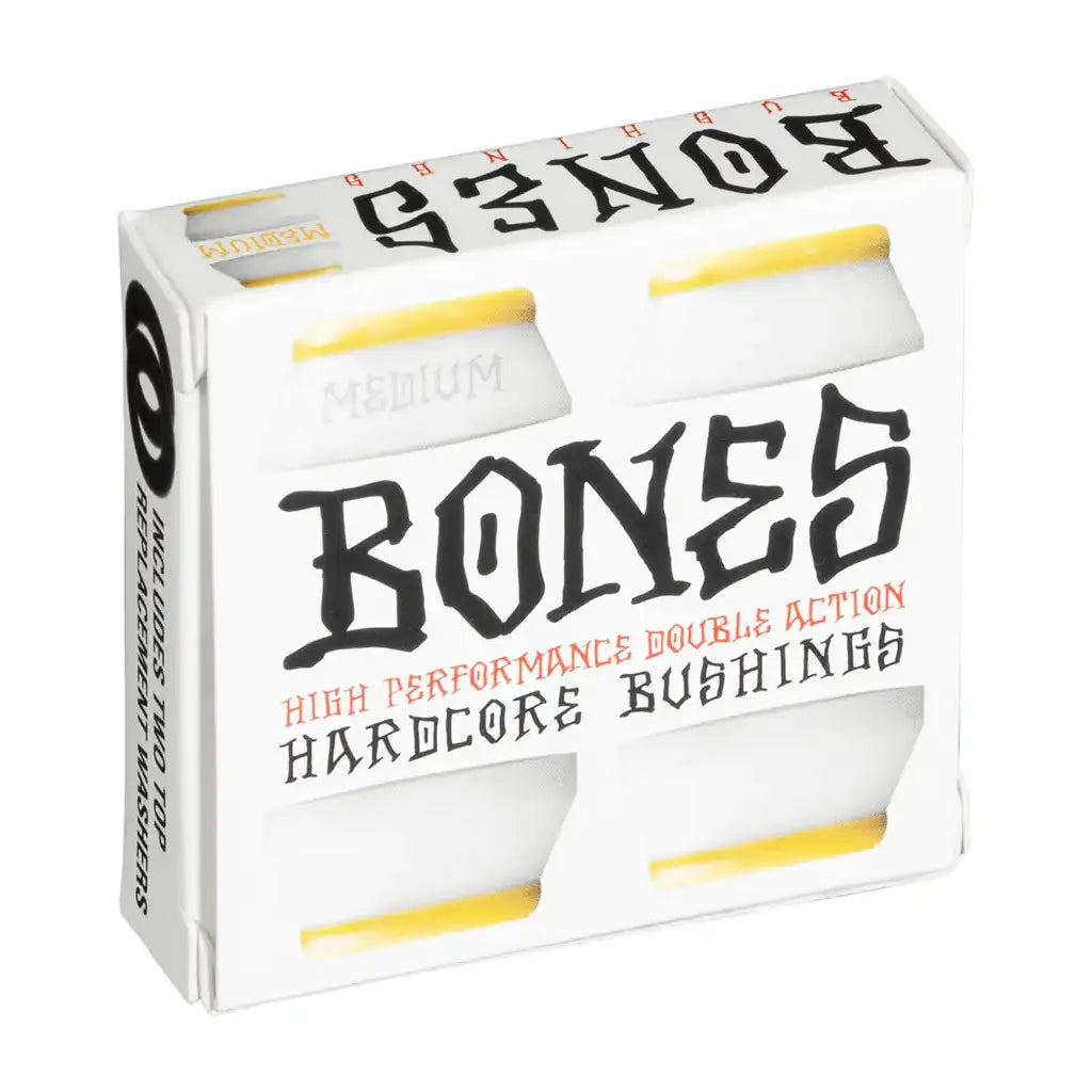 Bones Medium Skateboard Bushings White / Yellow