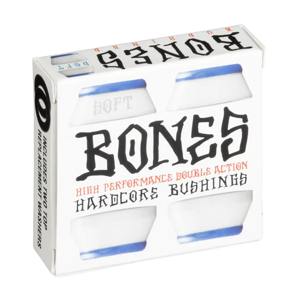 Bones Soft Skateboard Bushings White / Blue