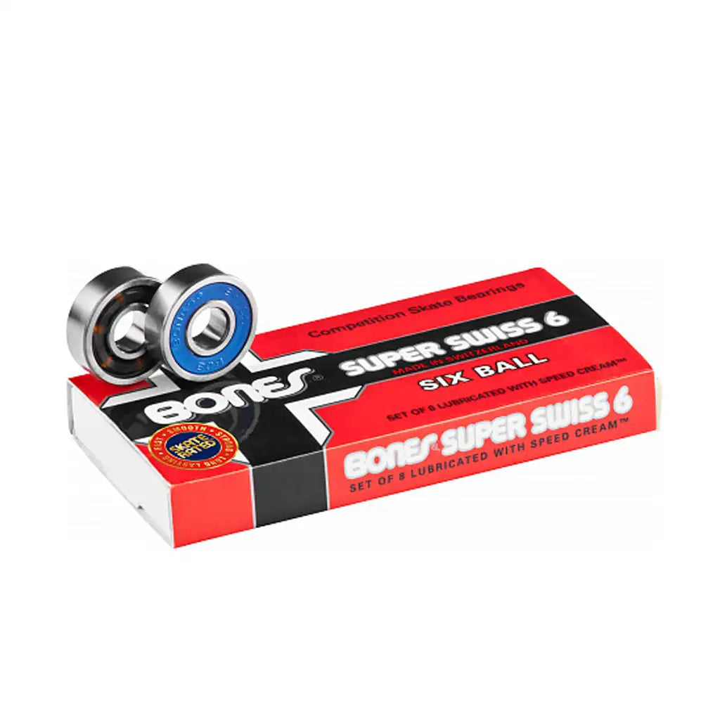 Bones Super Swiss 6 Skateboard Bearings 1