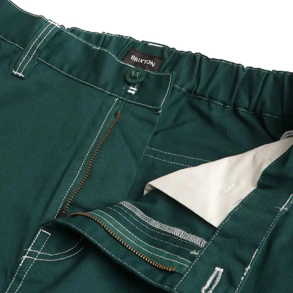 Brixton Baggy Skate Pant Deep Emerald 3