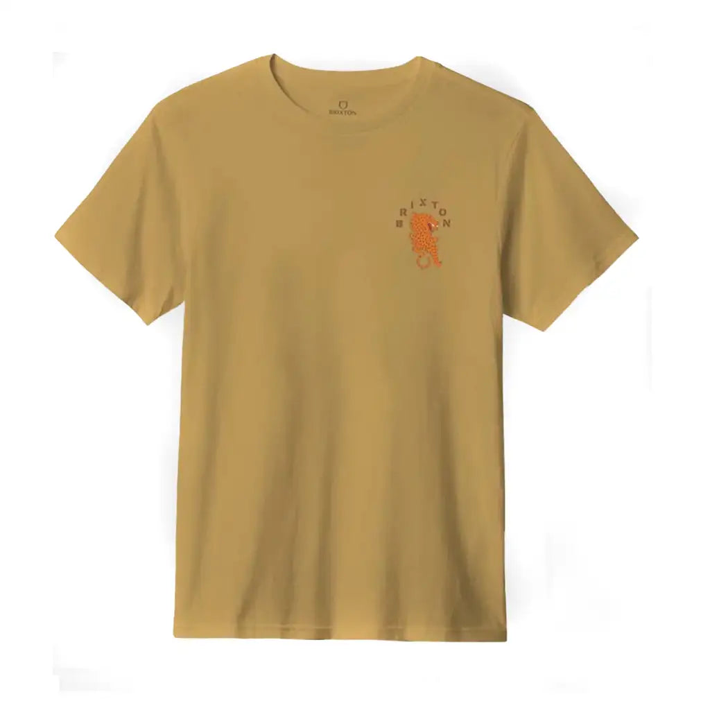Brixton Seeks Sunset T-Shirt Gold 2