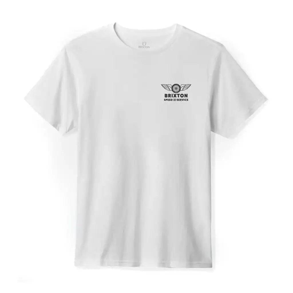 Brixton Spoke T-Shirt Black White 1