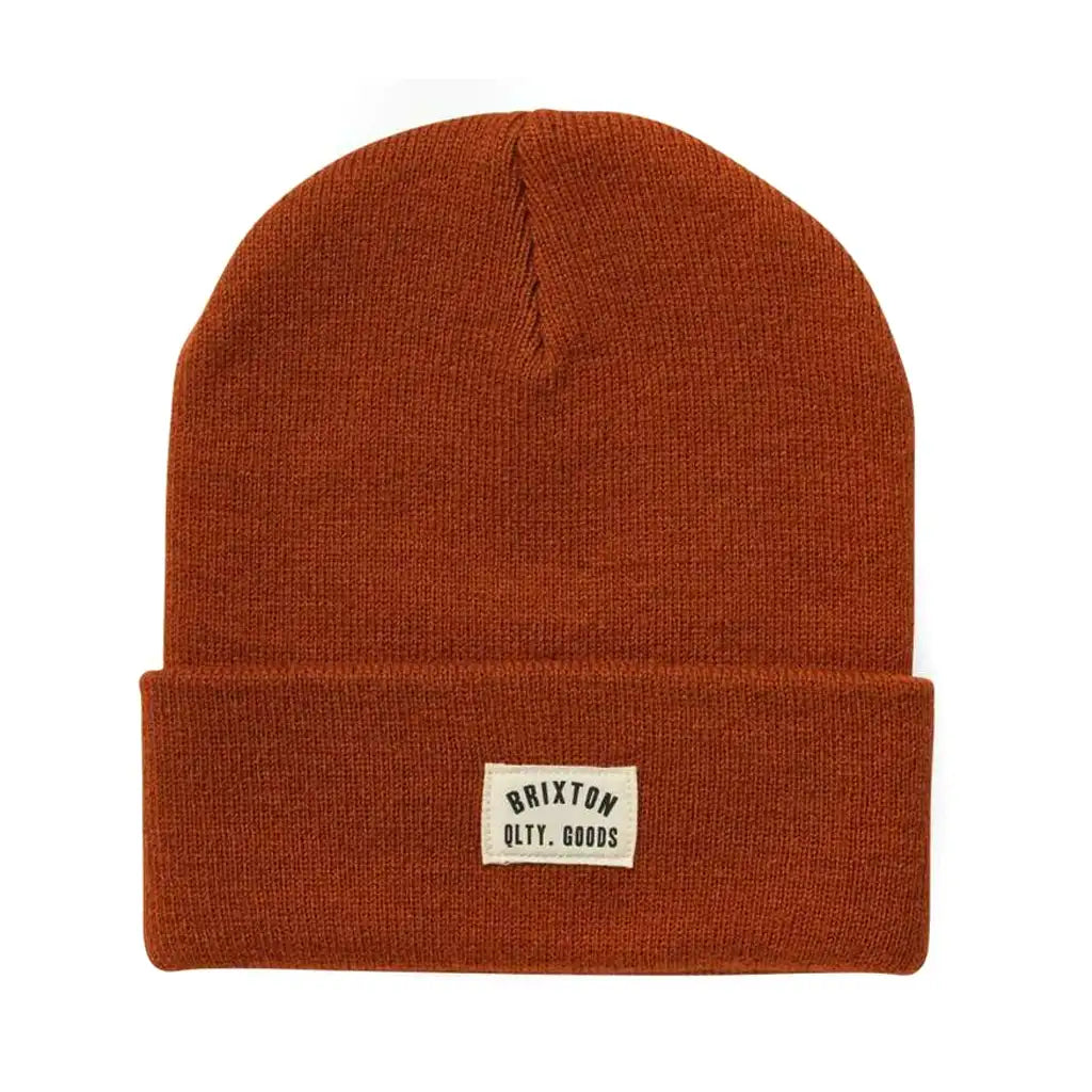 Brixton Woodburn Watch Beanie Rust
