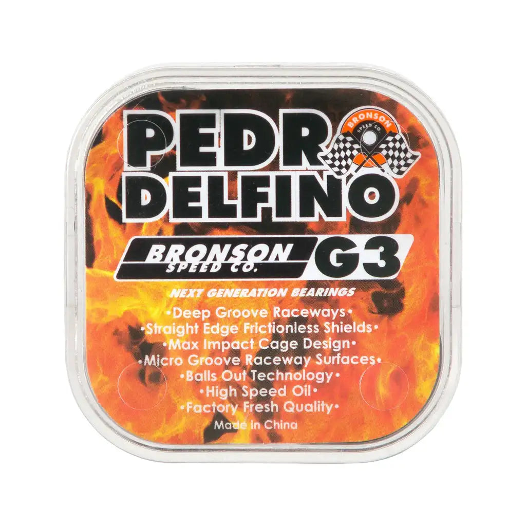 Bronson Pedro Delfino G3 Skateboard Bearings 6