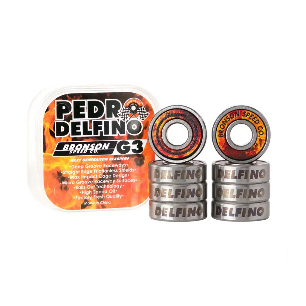 Bronson Pedro Delfino G3 Skateboard Bearings 2
