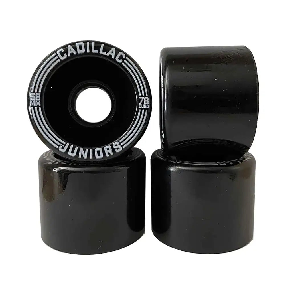 Cadillac Juniors 58MM 78 A Skateboard Wheels Black