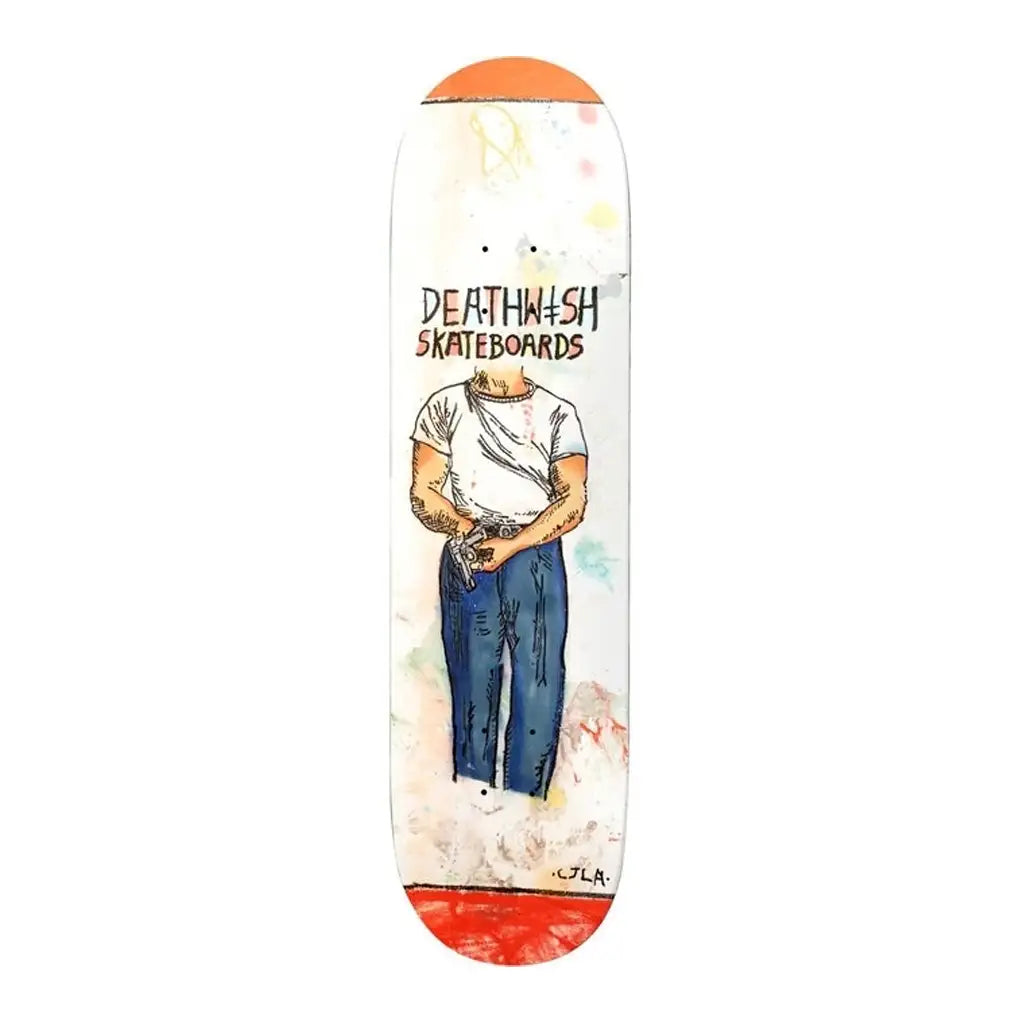 Deathwish Yuri Facchini Strapped Skateboard Deck 8.25