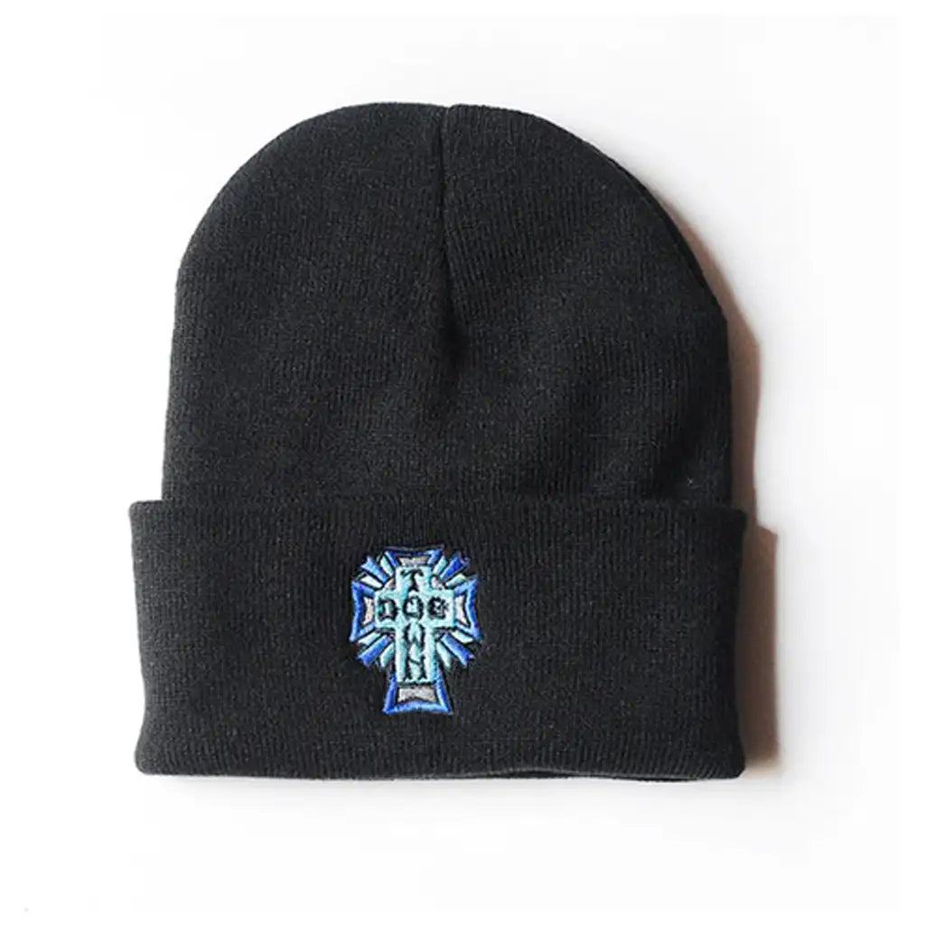 Dogtown Cross Logo Color Beanie Black