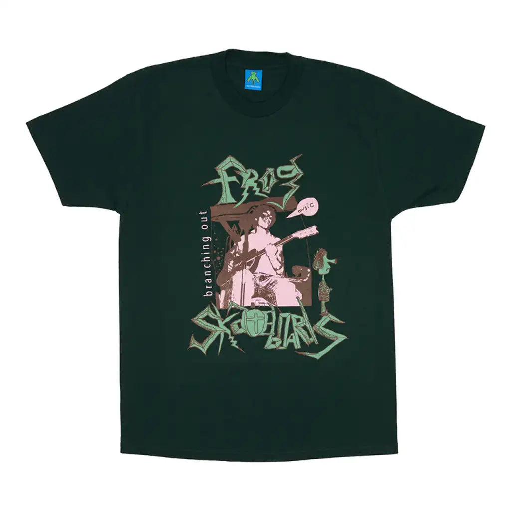 Frog Branching Out Bootleg T-Shirt Green