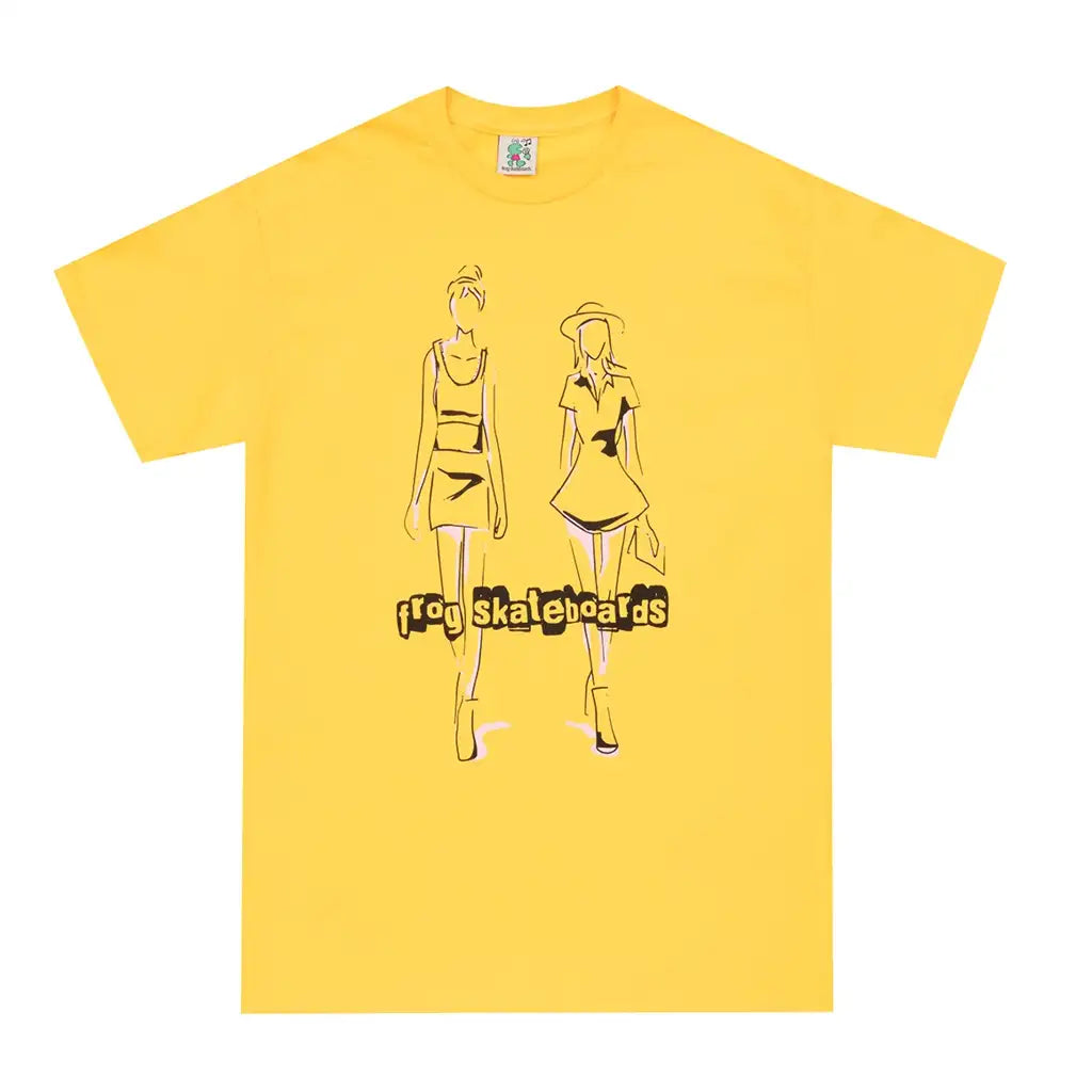 Frog Girl Bosses T-Shirt Yellow