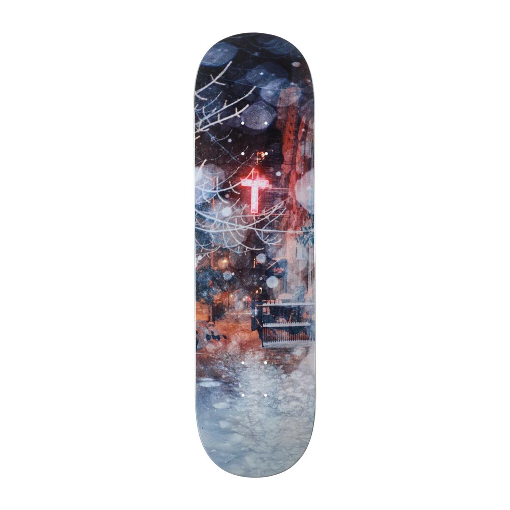 Fucking Awesome Ave Snowfall Skateboard Deck 8.5 Shape 1