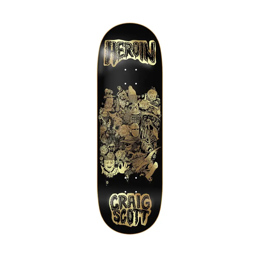 Heroin Craig Scott Allegory of Fear Skateboard Deck 10.0