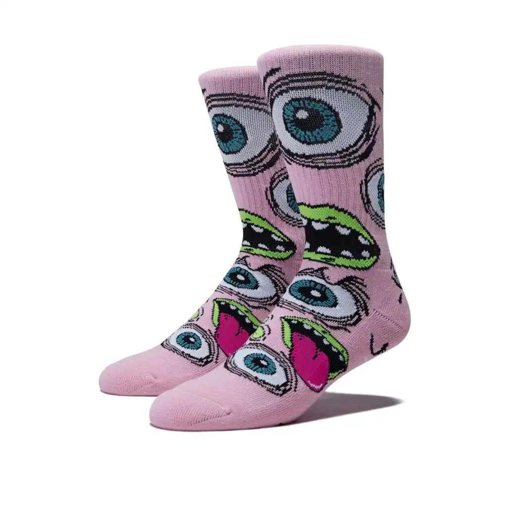 Heroin Mutant Socks Pink