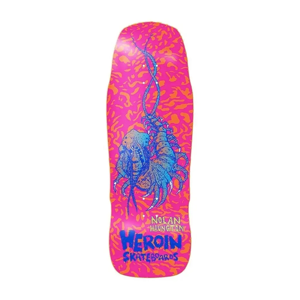 Heroin Nolan Houghton Knock Off Shaped Skateboard Deck 10.25