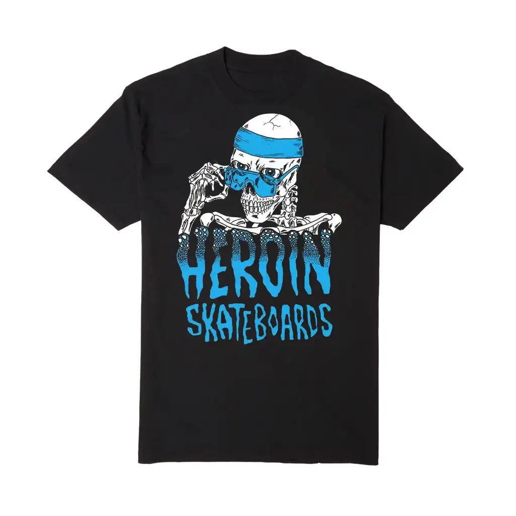 Heroin Skeleton T-Shirt Black