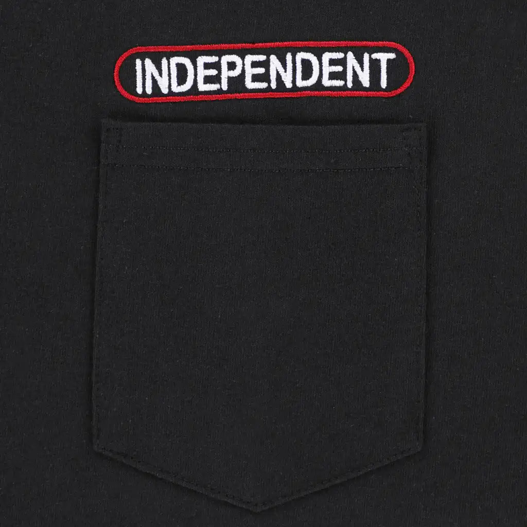 Independent Baseplate Pocket T-Shirt Black 2