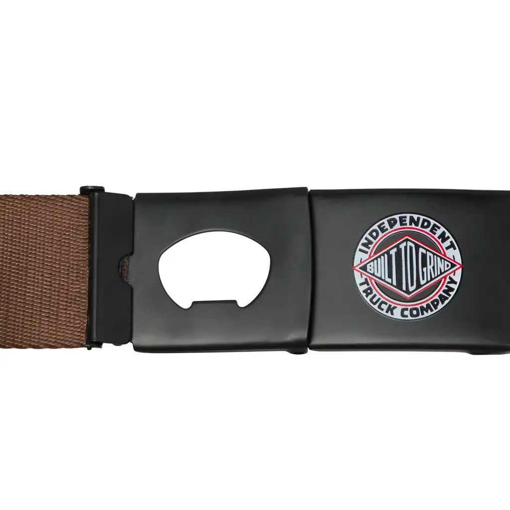 Independent BTG Summit Web Belt Brown 3