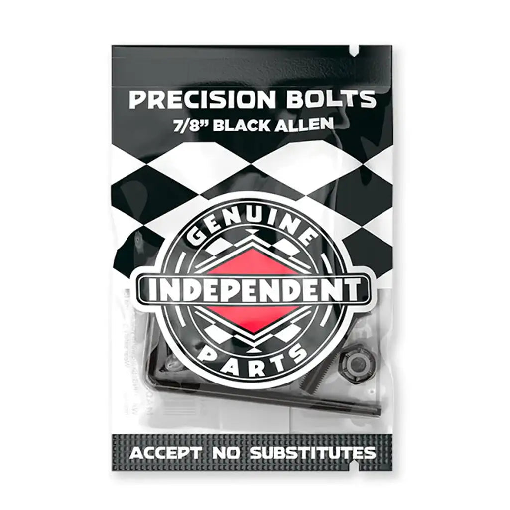 Independent Genuine Parts 7/8" Allen Skateboard Hardware Black 1