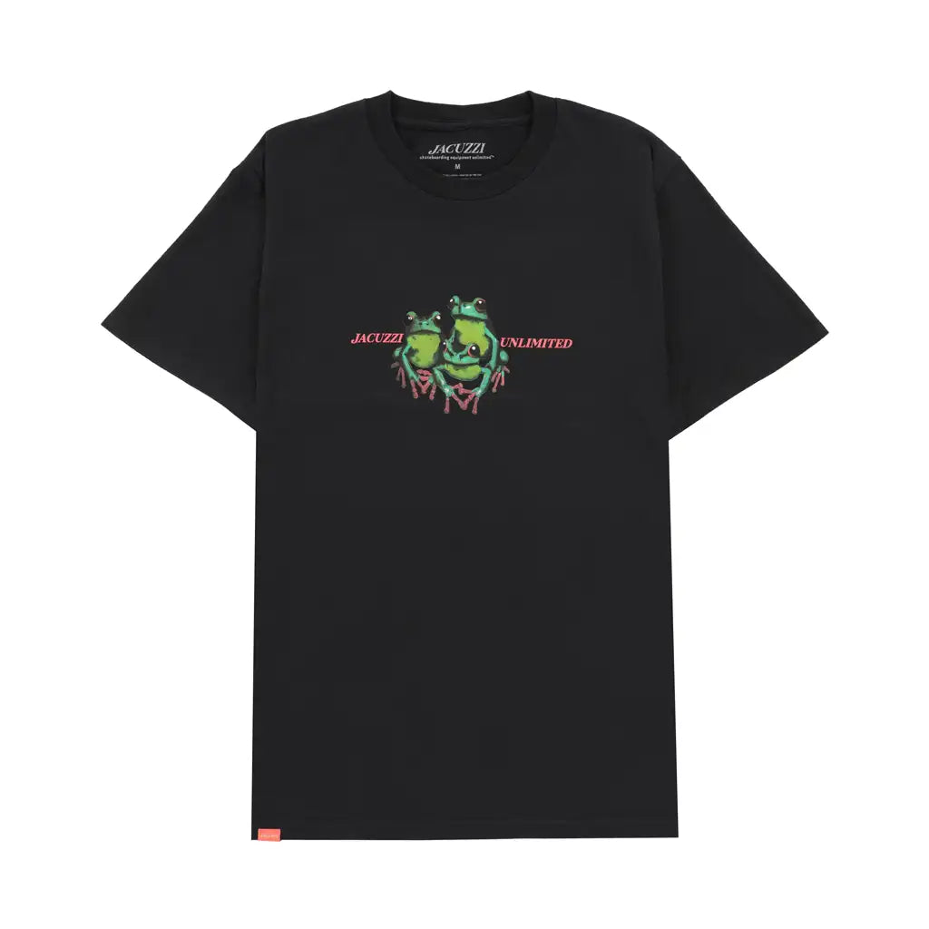 Jacuzzi Frogs T-Shirt Black