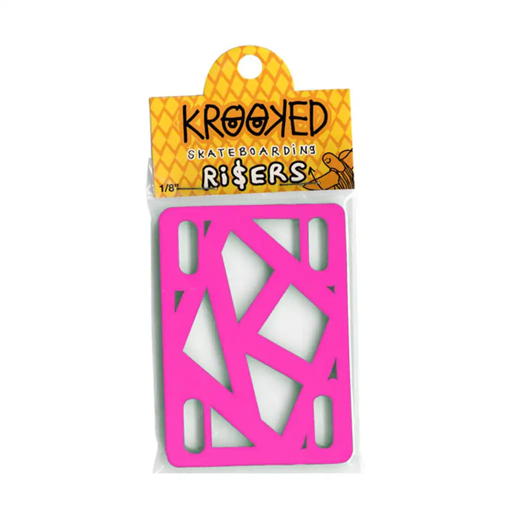 Krooked 1/8" Risers Hot Pink