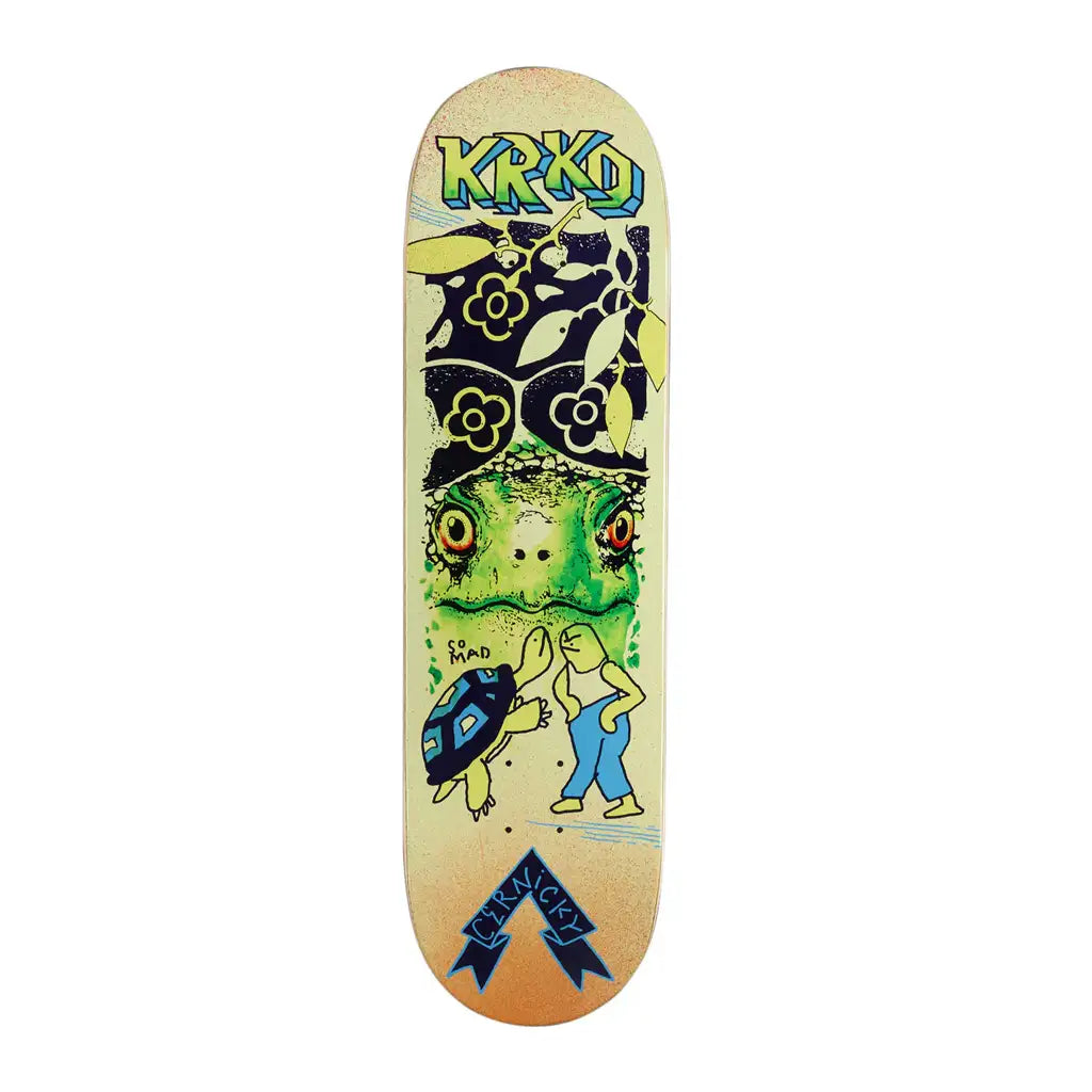 Krooked Cernicky Mad Turtle Skateboard Deck 8.5