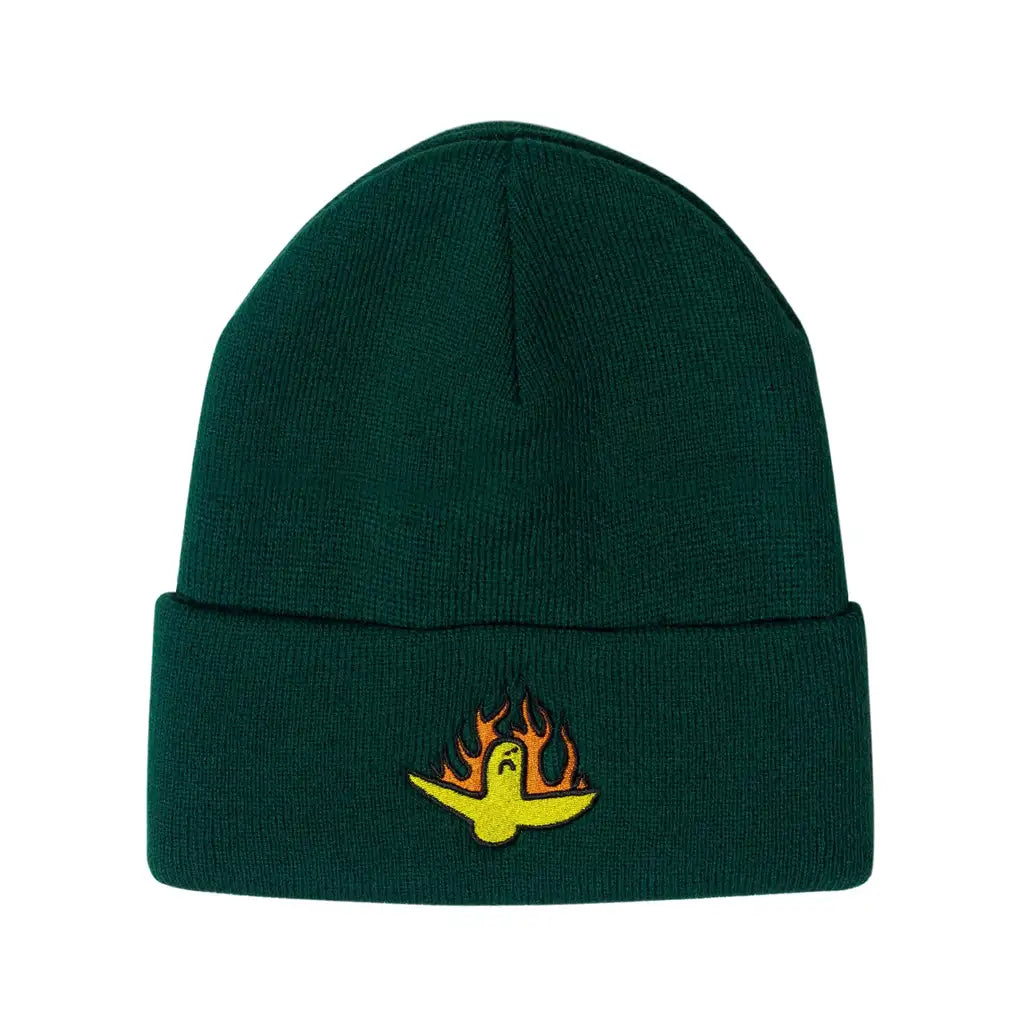 Krooked Firebird Beanie Dark Green