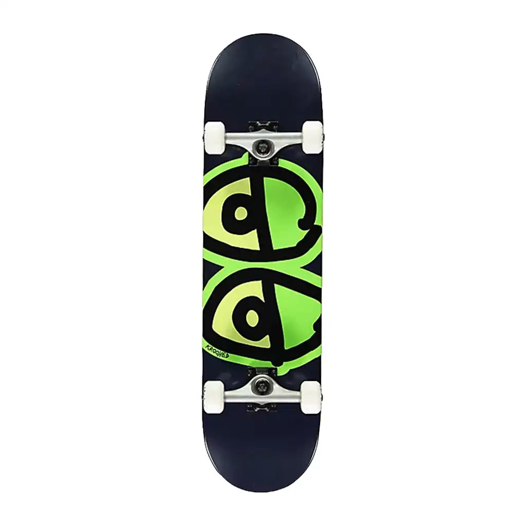 Krooked Glow Eyes Complete Skateboard 8.25