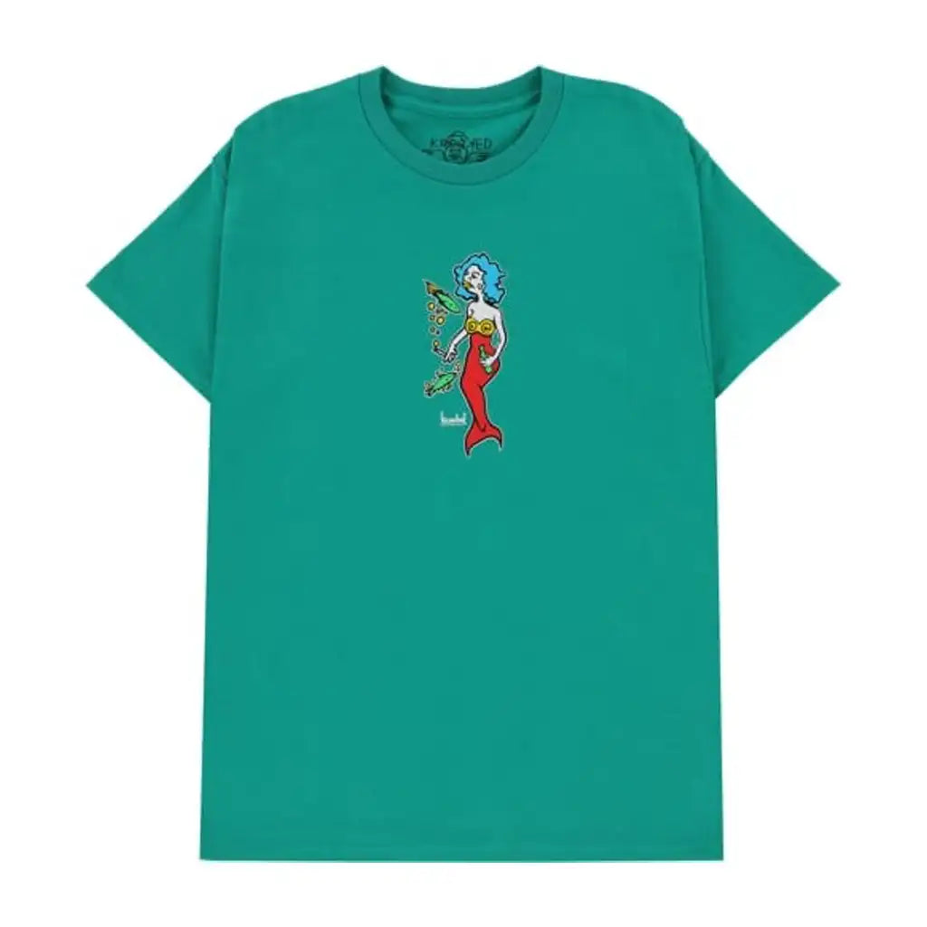 Krooked Mermaid T-Shirt Green