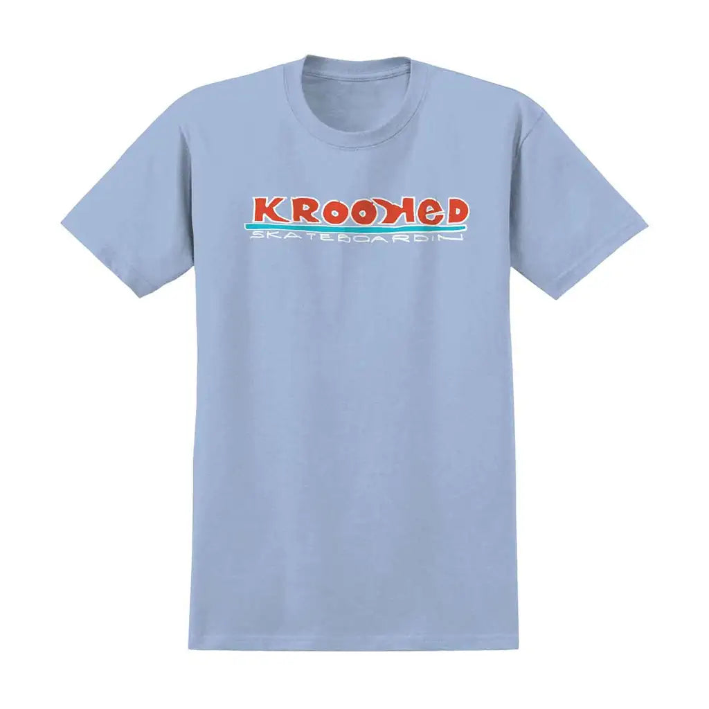 Skateboarding T-Shirt Light Blue