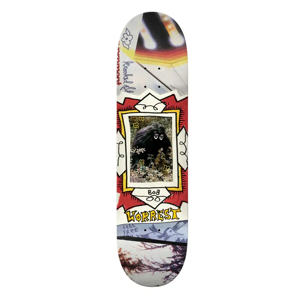 Krooked Worrest Bigfoot Skateboard Deck 8.3 Twin Tail Slick