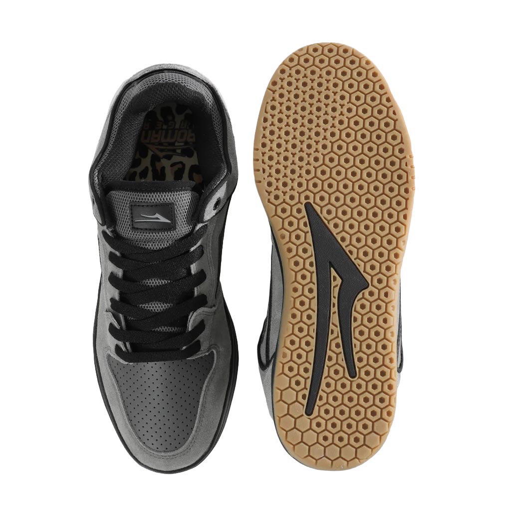 Lakai Telford Low Roman Hager Skateboard Shoe Wild Dove / Pewter