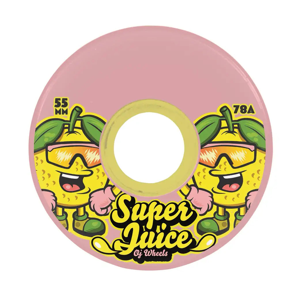 Mini Super Juice Paloma 78a Skateboard Wheels Pink