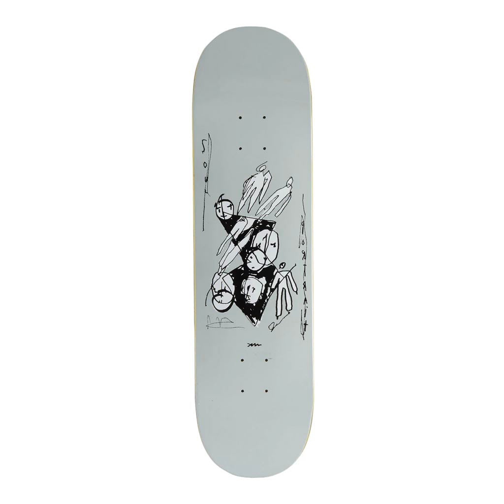 Polar Team Alv Soul Portrait Skateboard Deck 8.25