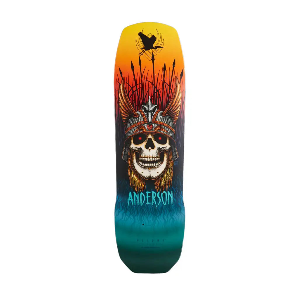 Powell Peralta Andy Anderson Pro Crane Skull Flight Skateboard Deck 9.13