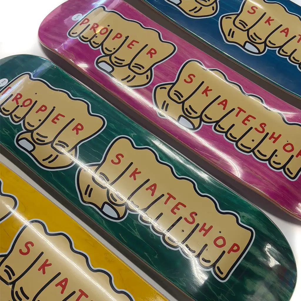 Proper Knucks Skateboard Deck Assorted Veneers