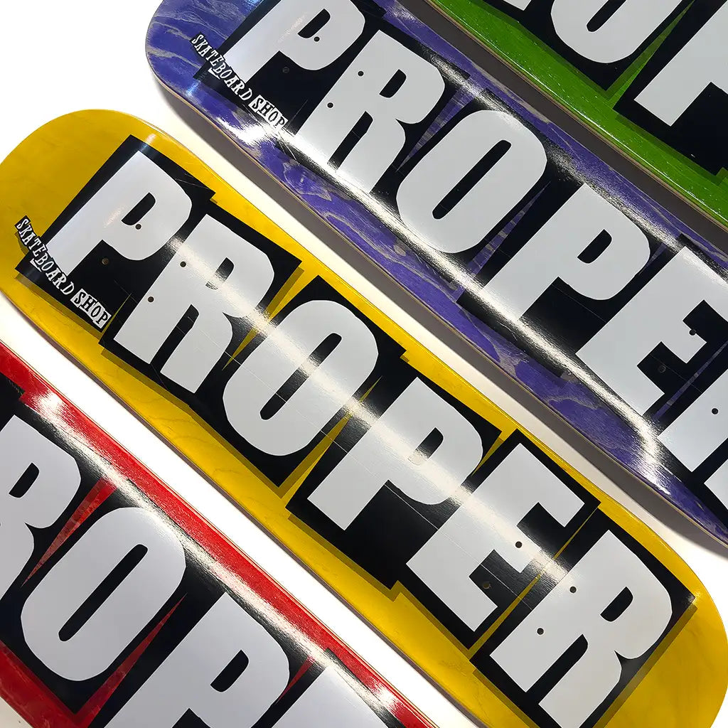 Proper Properly Baked Skateboard Deck Assorted Veneers