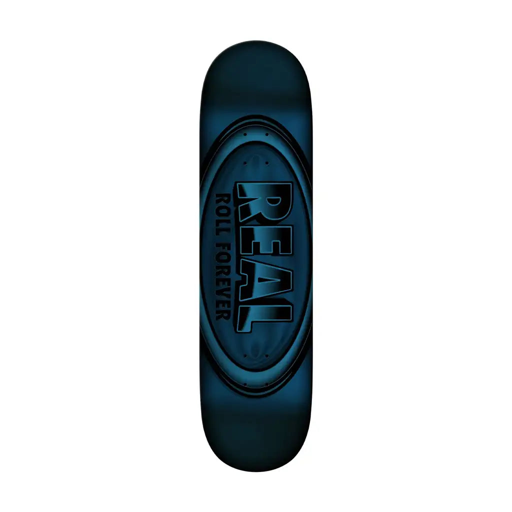 DBX Oval Skateboard Deck Blue Foil 1