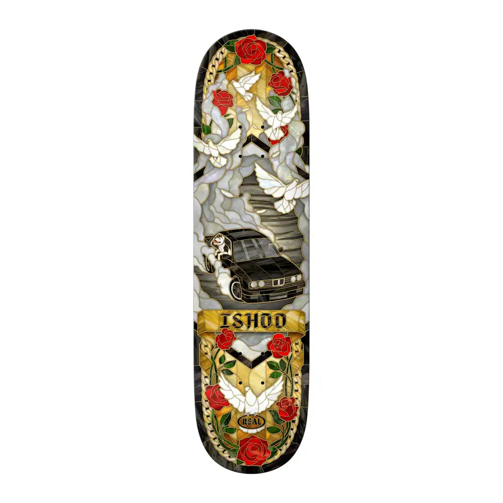 Real Ishod Cathedral II Skateboard Deck 8.3 Twin Tail