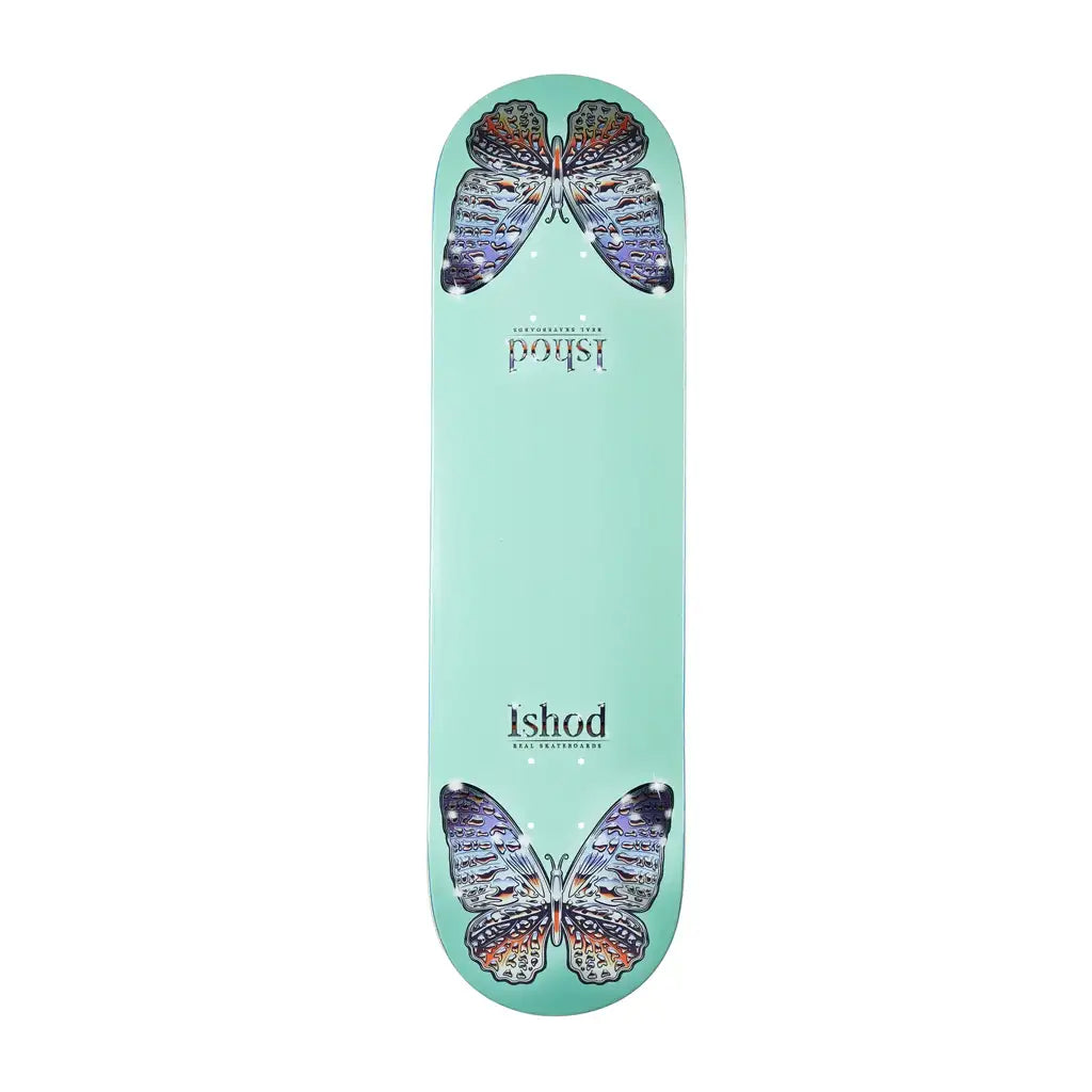 Real Ishod Mariposa Chrome Skateboard Deck 8.5 Twin
