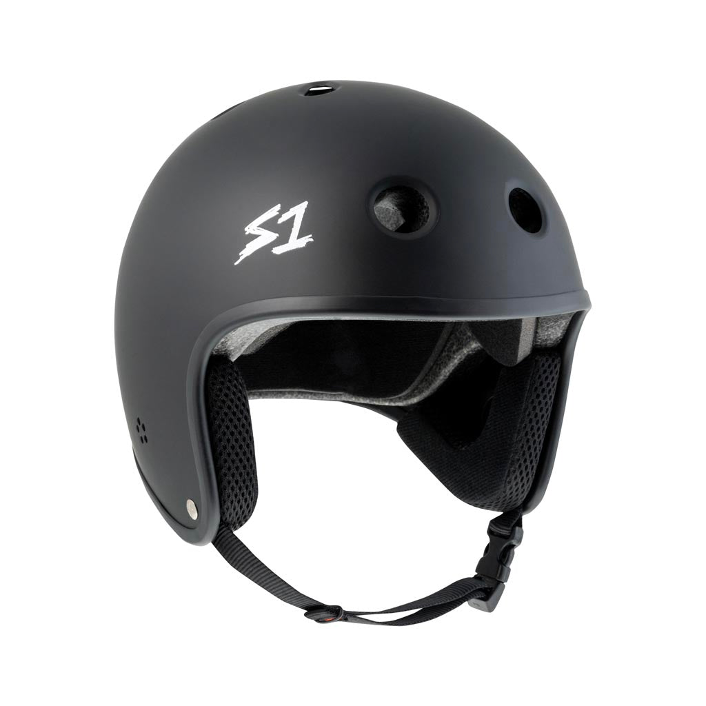 S1 Retro Lifer Skateboard Helmet Black Matte