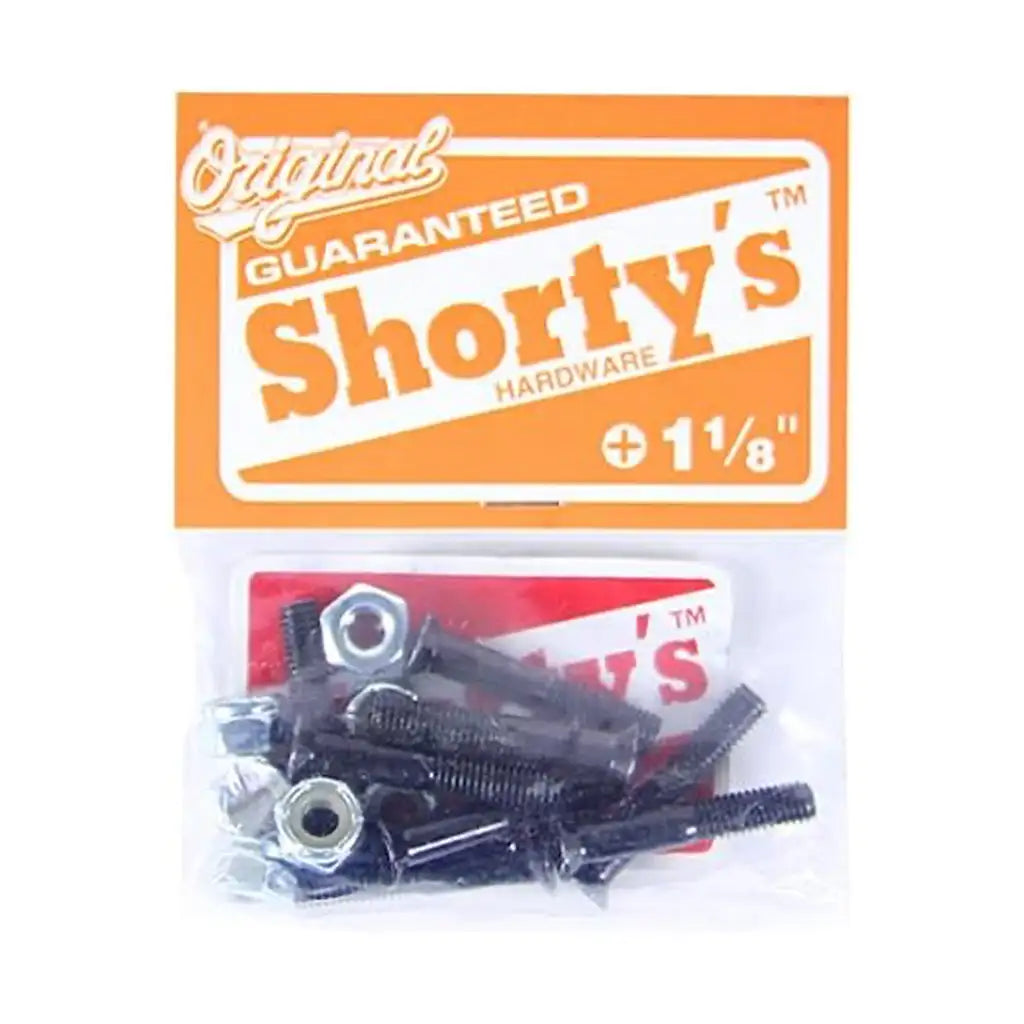 Shorty's 1 1/8" Phillips Skateboard Hardware Black