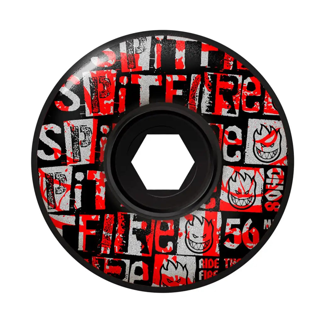 Spitfire 80HD Ransom Rad Full 56MM Skateboard Wheels Black