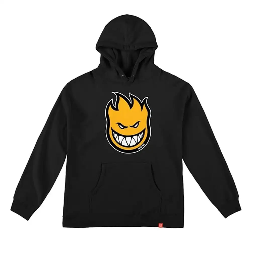 Spitfire Bighead Fill Hoodie Black / Yellow