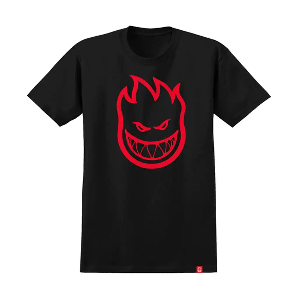 Spitfire Bighead T-Shirt Black / Red