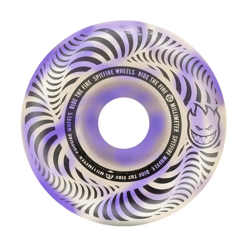 Flashpoint Classic 50MM Skateboard Wheels Purple / White Swirl 